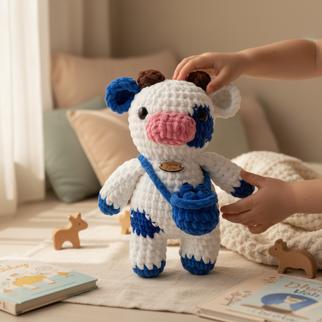 Amigurumi Vaca Mirtilo