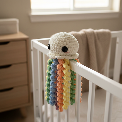 Amigurumi Água Viva Tons Pastel