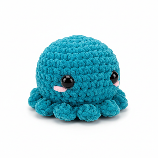 Amigurumi Polvo Azul Turquesa