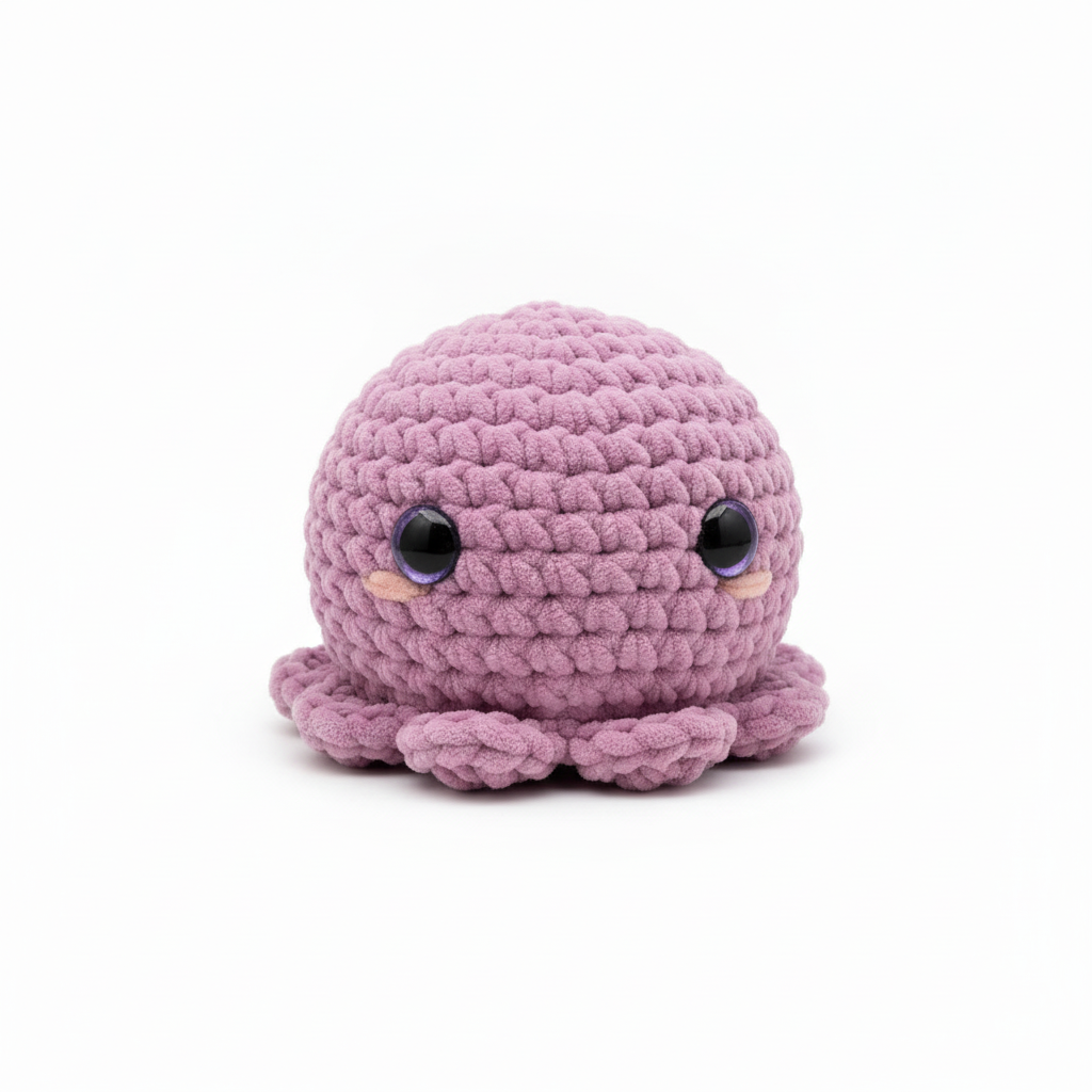 Amigurumi Polvo Lilás