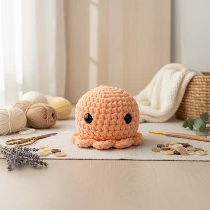Amigurumi Polvo Salmão