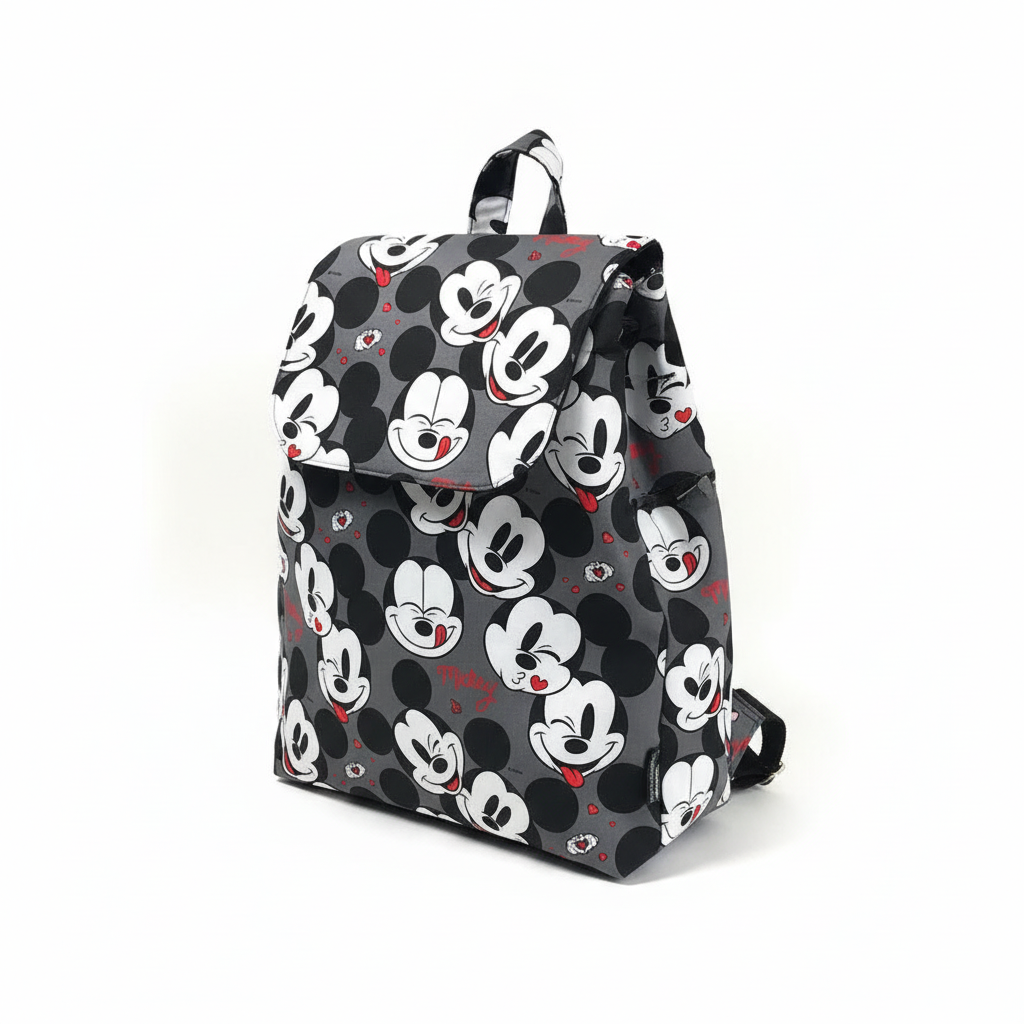 Mochila Infantil Mickey Cinza