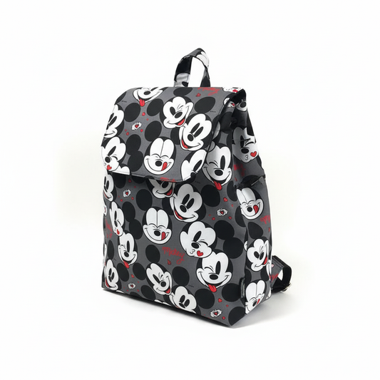 Mochila Infantil Mickey Cinza