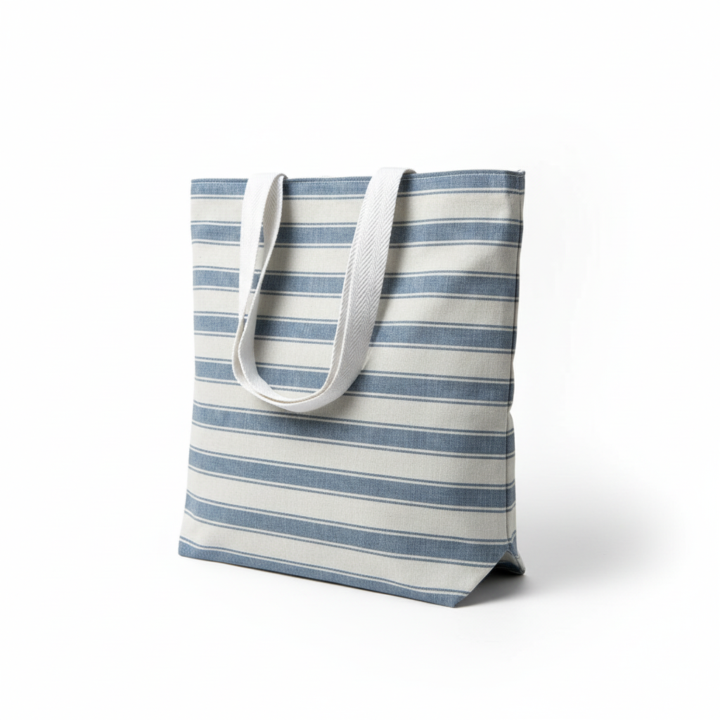 Tote-bag Riscas Azuis 
