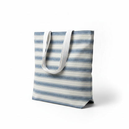Tote-bag Riscas Azuis 