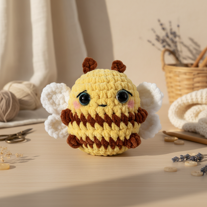 Amigurumi Abelha Castanha