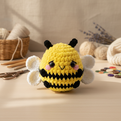 Amigurumi Abelha Preta