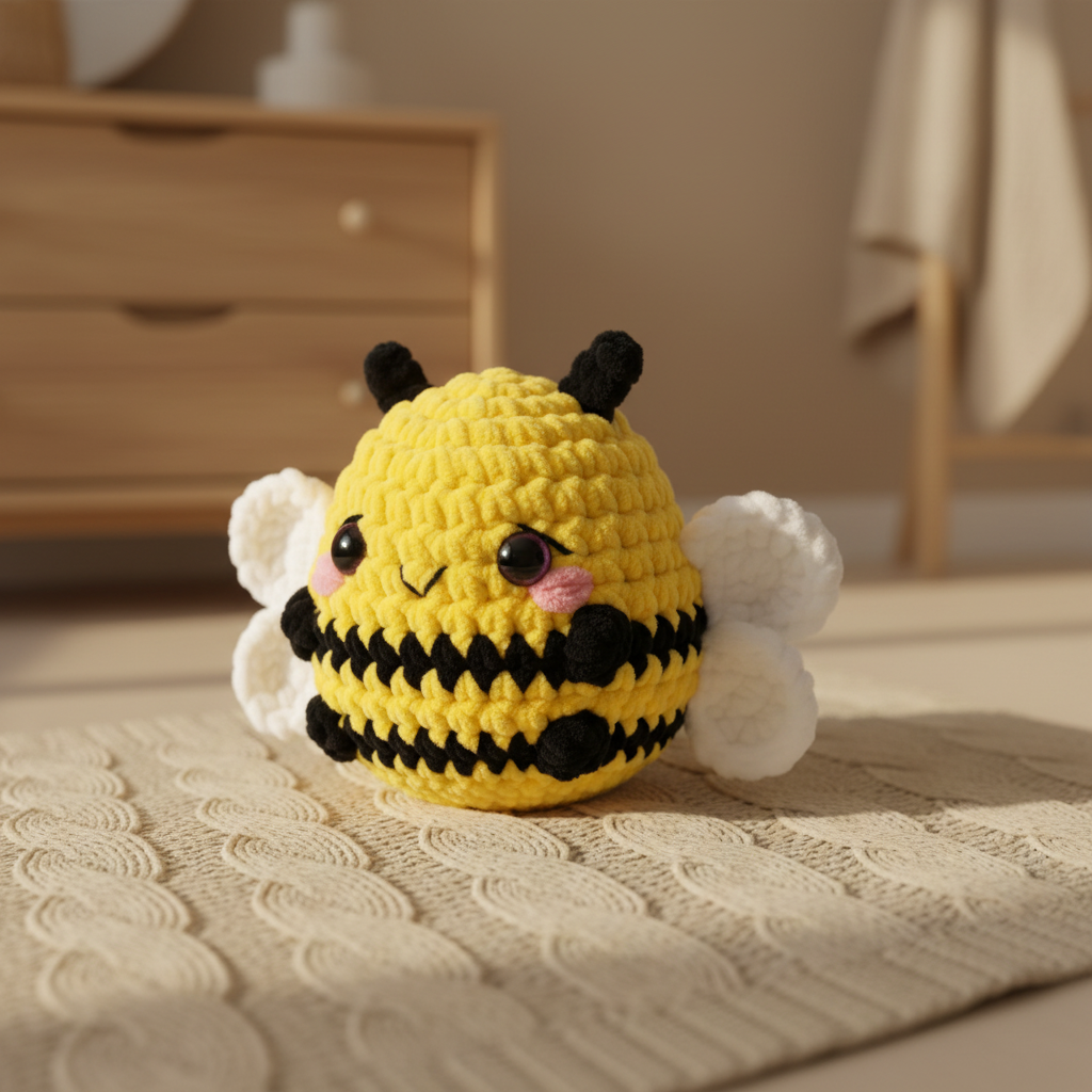 Amigurumi Abelha Preta