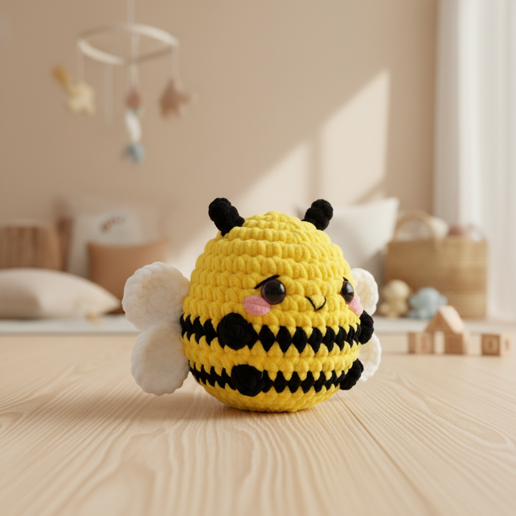 Amigurumi Abelha Preta