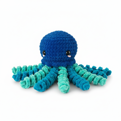 Amigurumi Água-Viva Azul Escuro