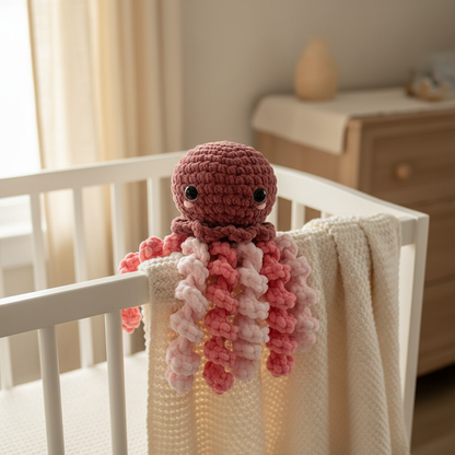Amigurumi Água Viva Rosa Velho