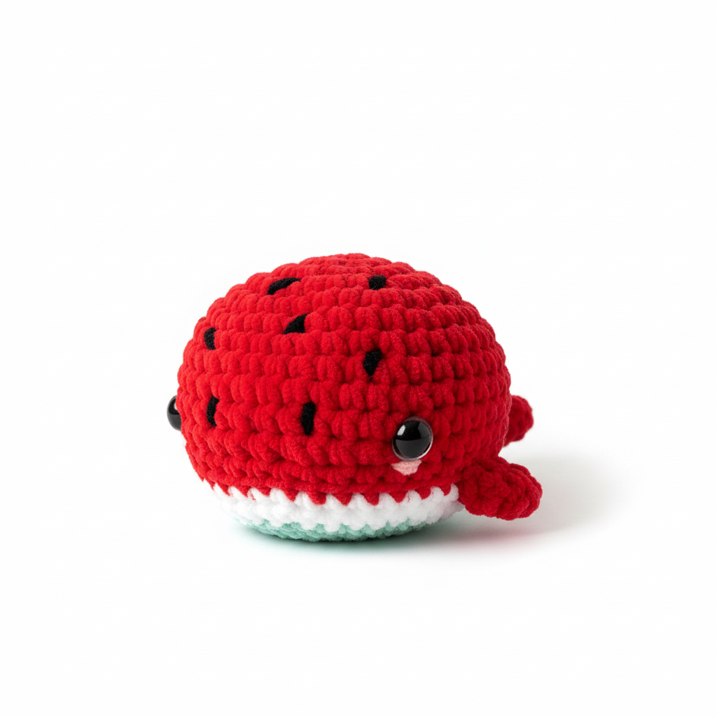 Amigurumi Baleia Melancia