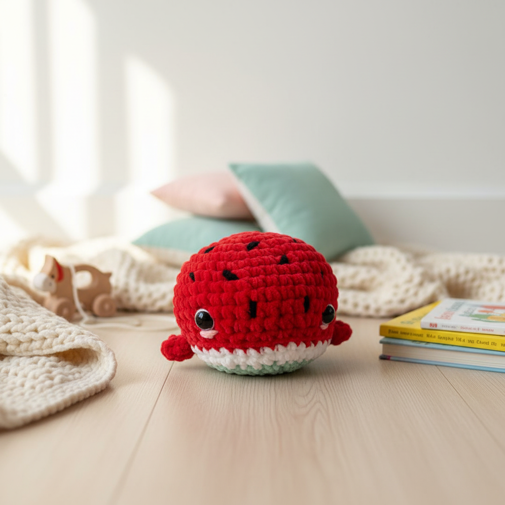 Amigurumi Baleia Melancia