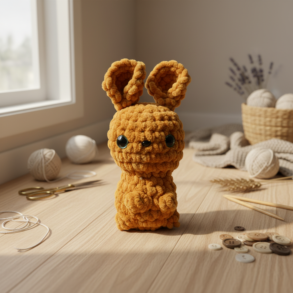 Amigurumi Coelho Mostarda