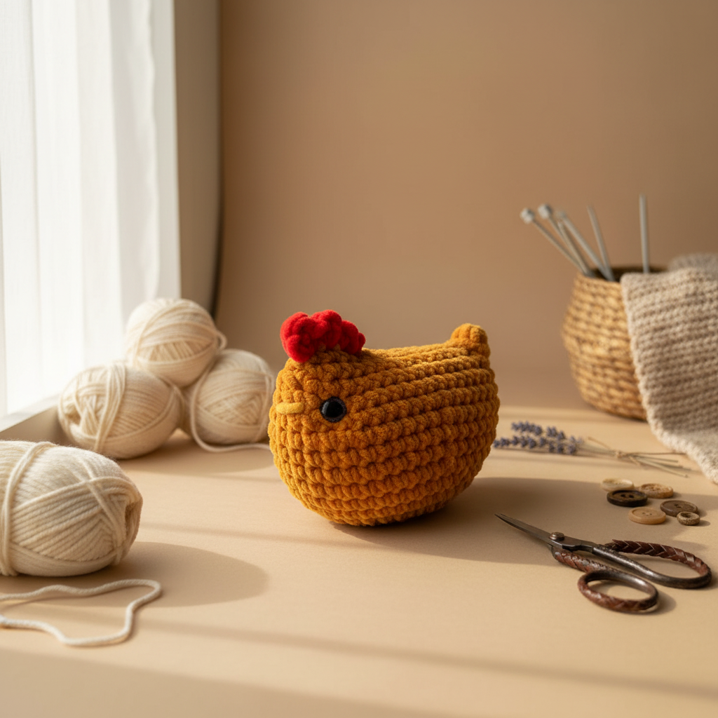 Amigurumi Galinha Mostarda