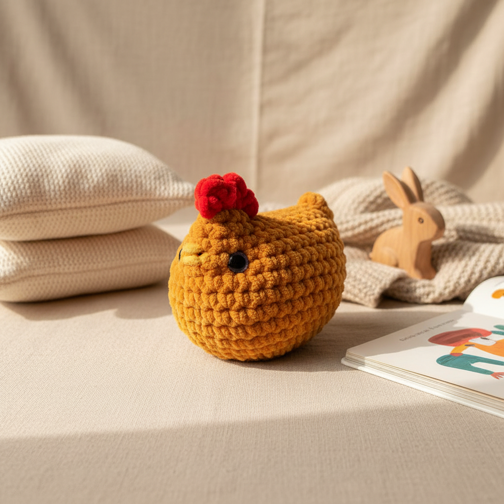 Amigurumi Galinha Mostarda