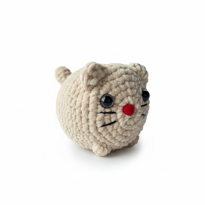 Amigurumi Gato Bebé Bege