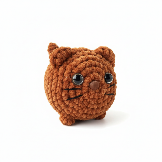 Amigurumi Gato Bebé Castanho