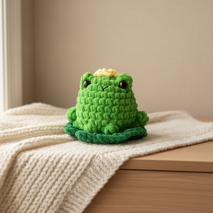Amigurumi Sapo Verde Alface