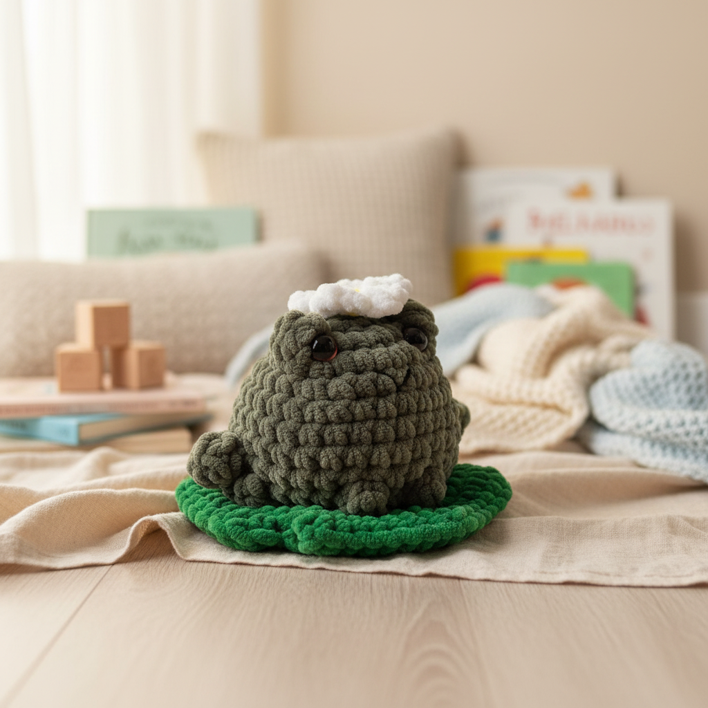 Amigurumi Sapo Verde Escuro