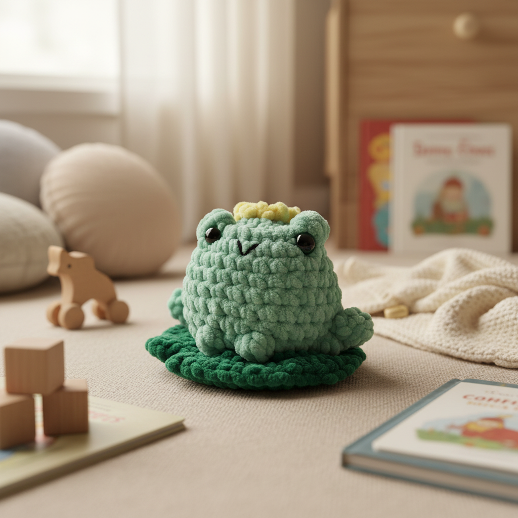 Amigurumi Sapo Verde Menta