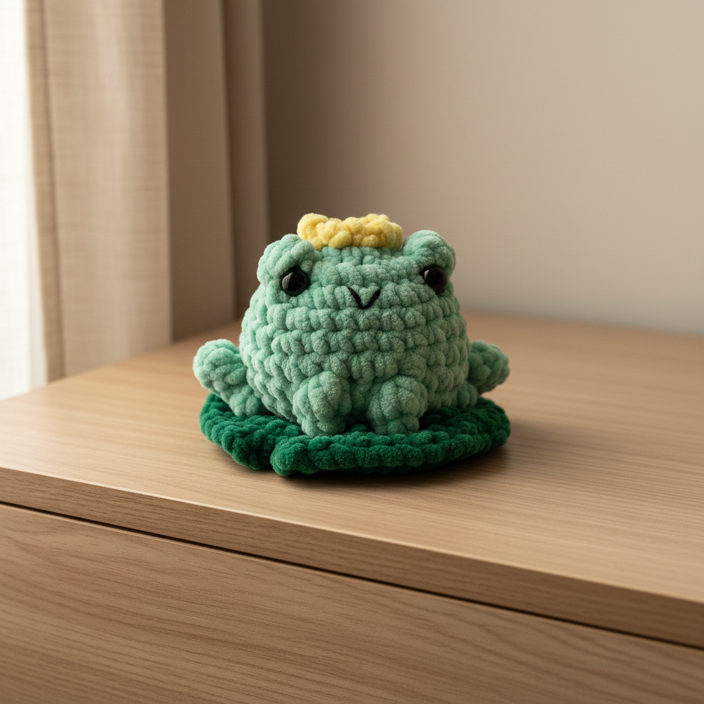 Amigurumi Sapo Verde Menta