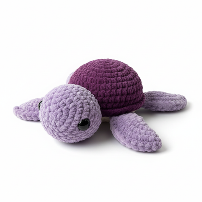 Amigurumi Tartaruga G Lilás e Roxo