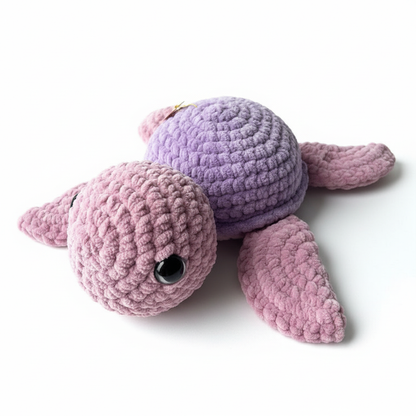 Amigurumi Tartaruga G  Tons Lilás