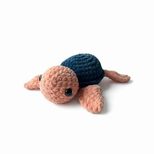 Amigurumi Tartaruga P Salmão e Petróleo