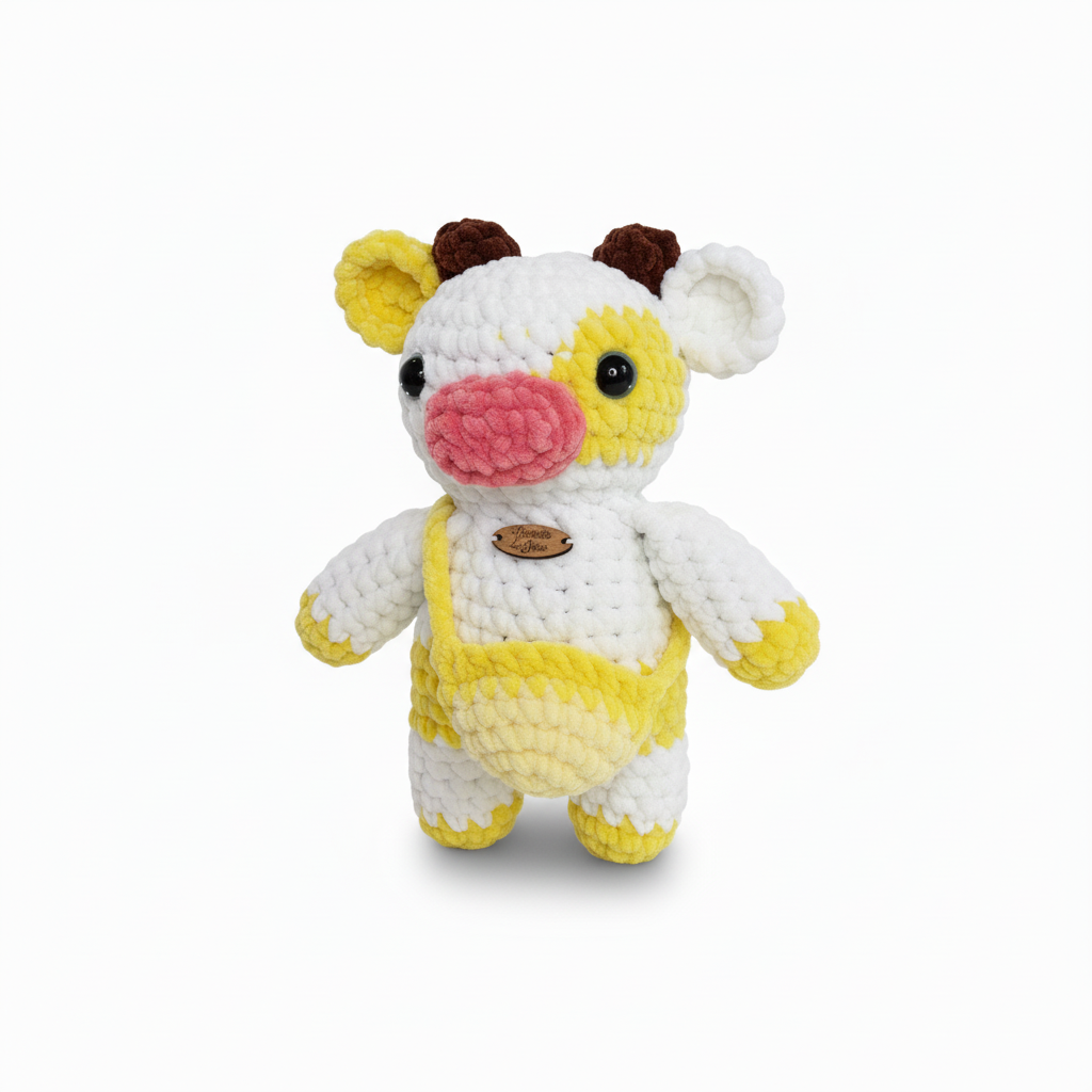 Amigurumi Vaca Limão