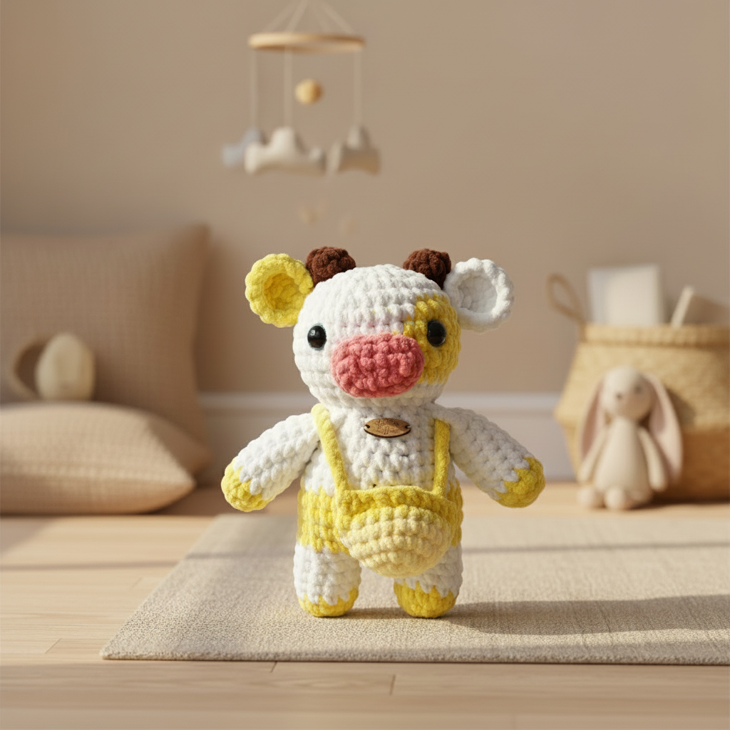 Amigurumi Vaca Limão