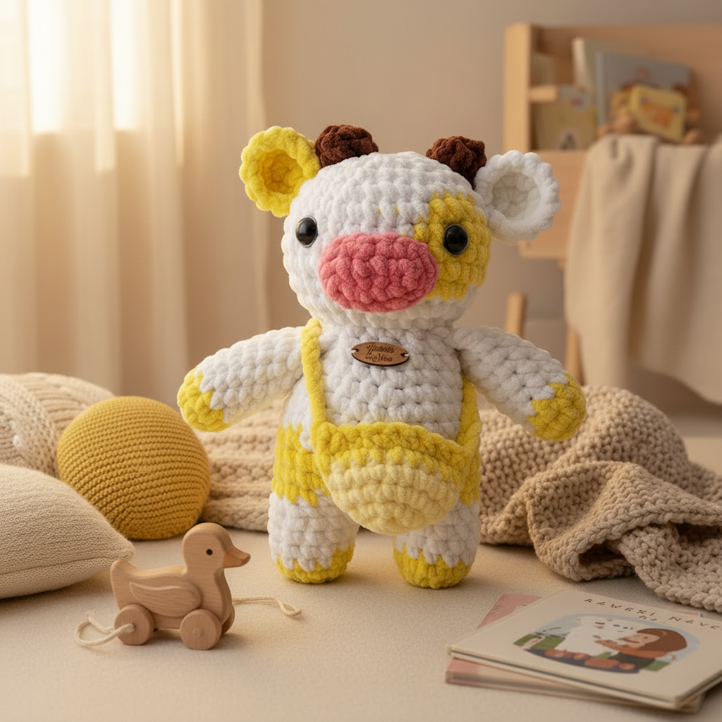 Amigurumi Vaca Limão