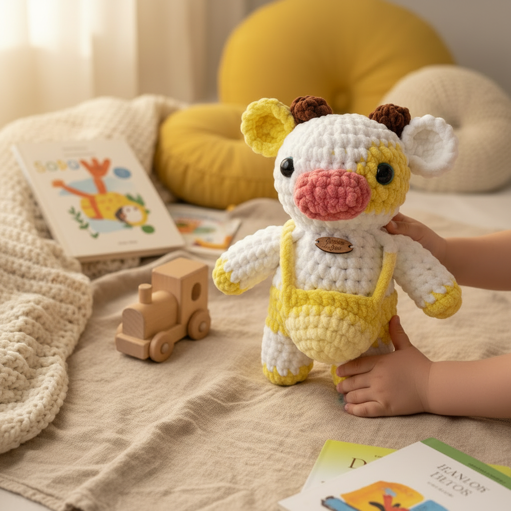 Amigurumi Vaca Limão