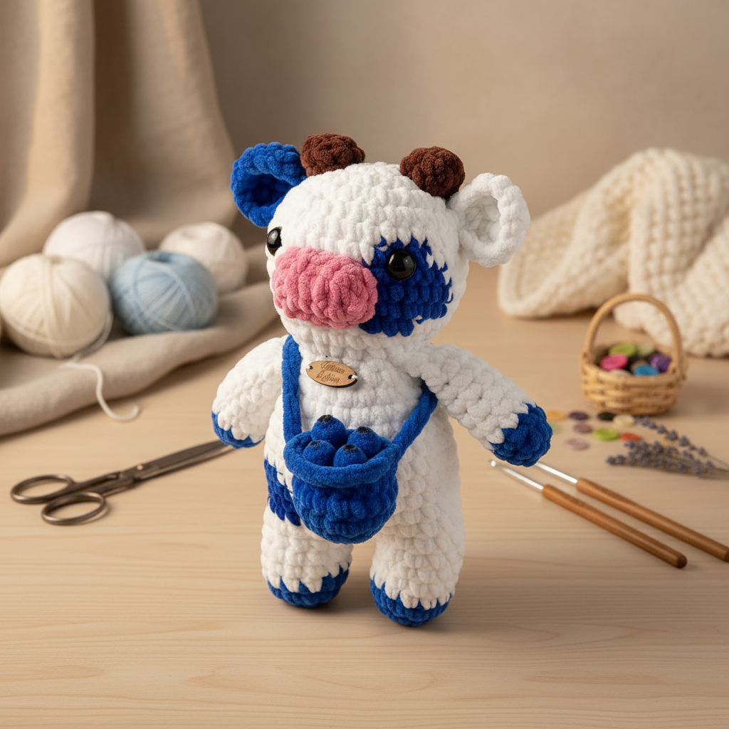 Amigurumi Vaca Mirtilo