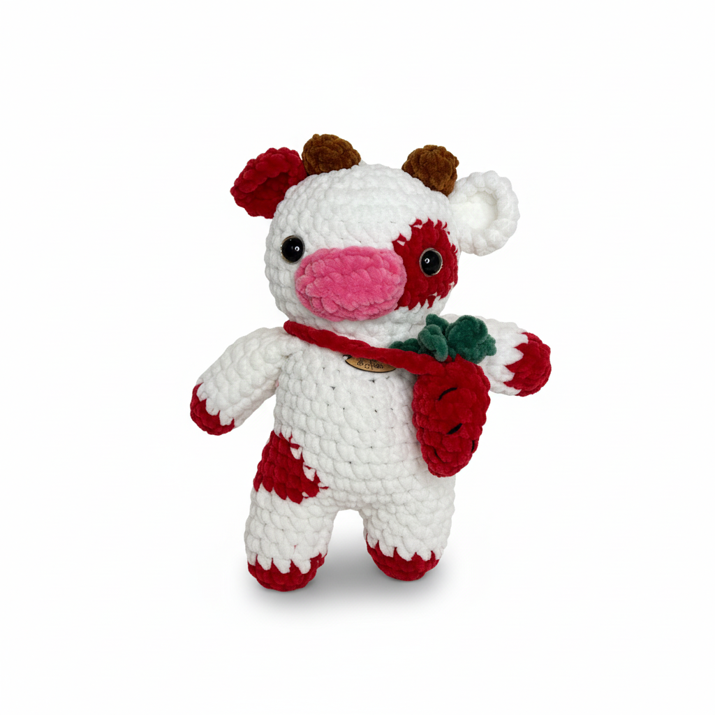 Amigurumi Vaca Morango