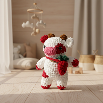 Amigurumi Vaca Morango