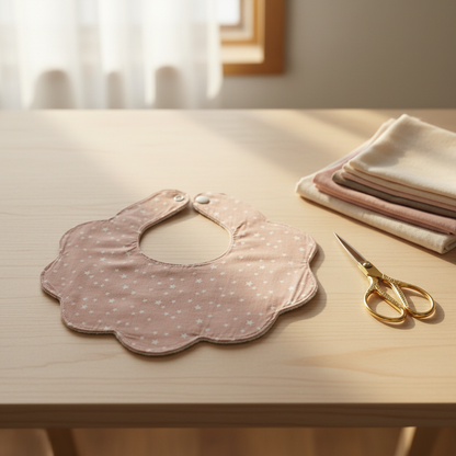 Babete Flor – Estrelas Rosa – Atelier Lifestyle