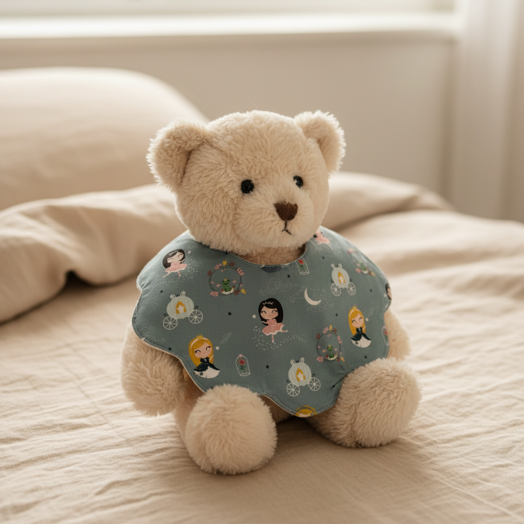 Babete Flor – Princesas – Urso de Pelúcia Lifestyle