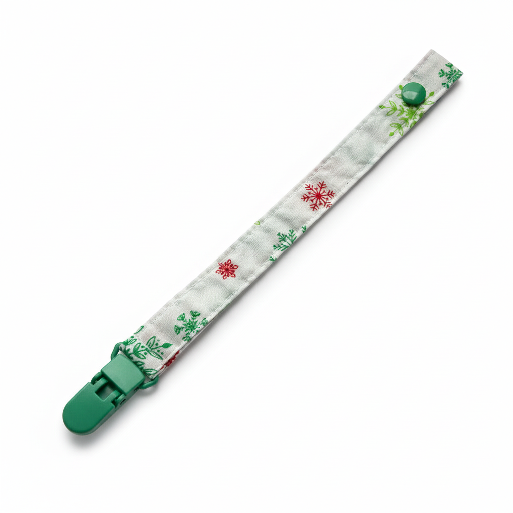 Babete P e Prende Chucha – Flocos Neve Verde e Vermelho