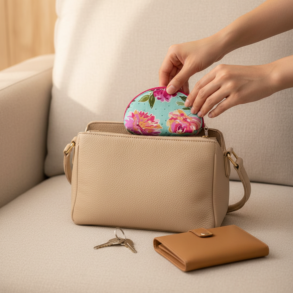 Bolsa DESTANY P Floral Azul