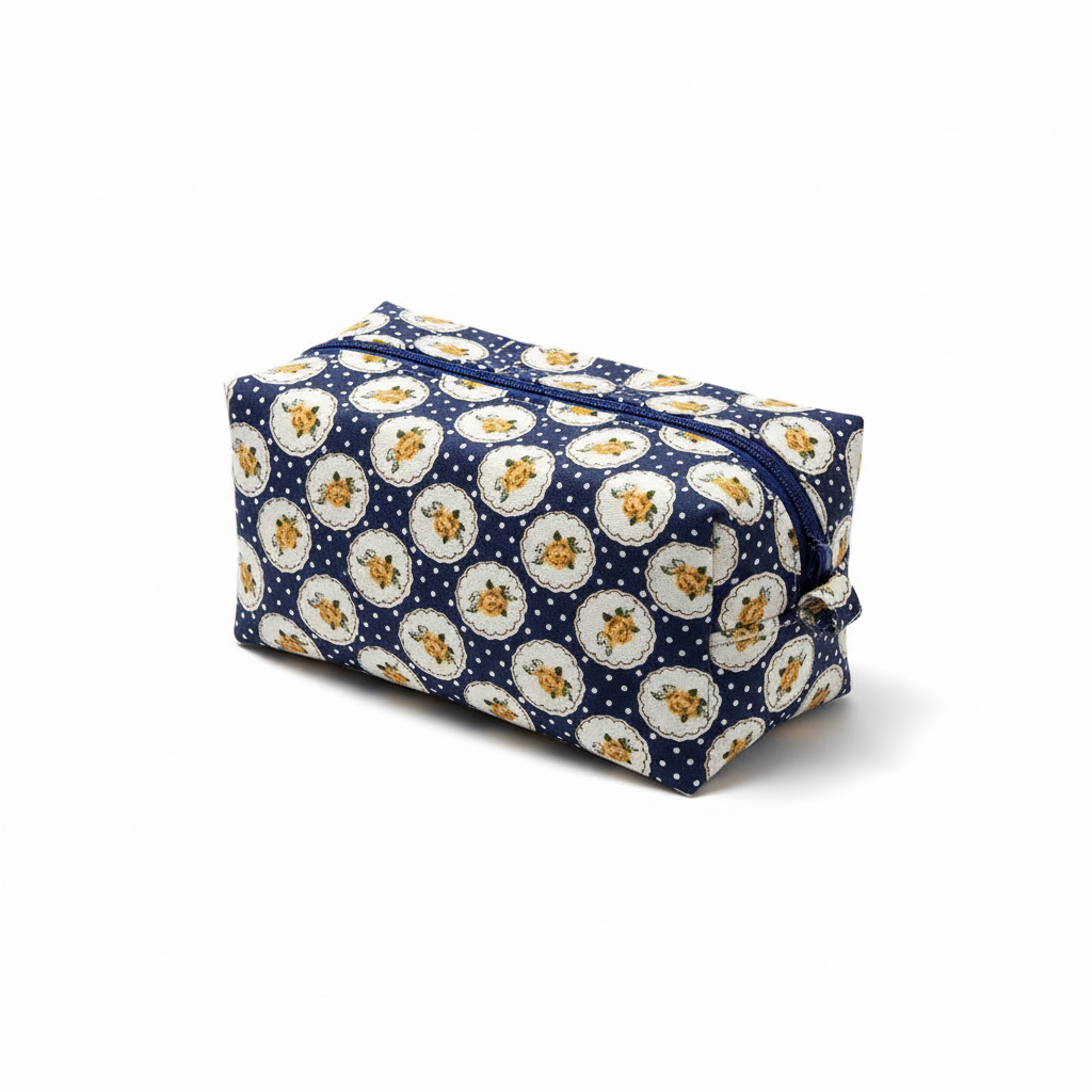 Bolsa ENCANTO Azul Escuro Floral