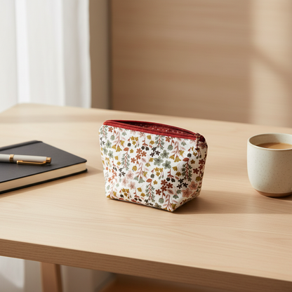 Bolsa JASMIM Floral Tons Terra 