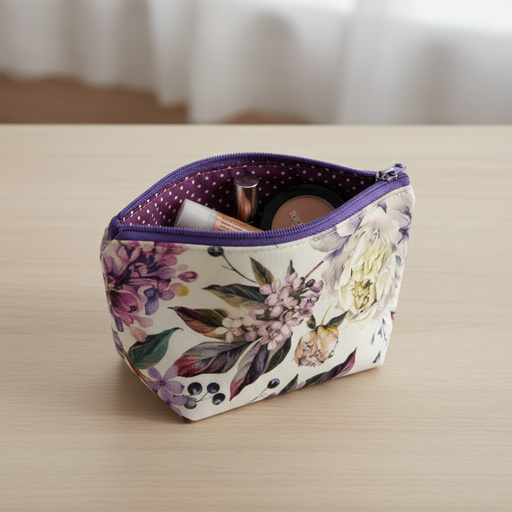 Bolsa JASMIM Florido Lilás 