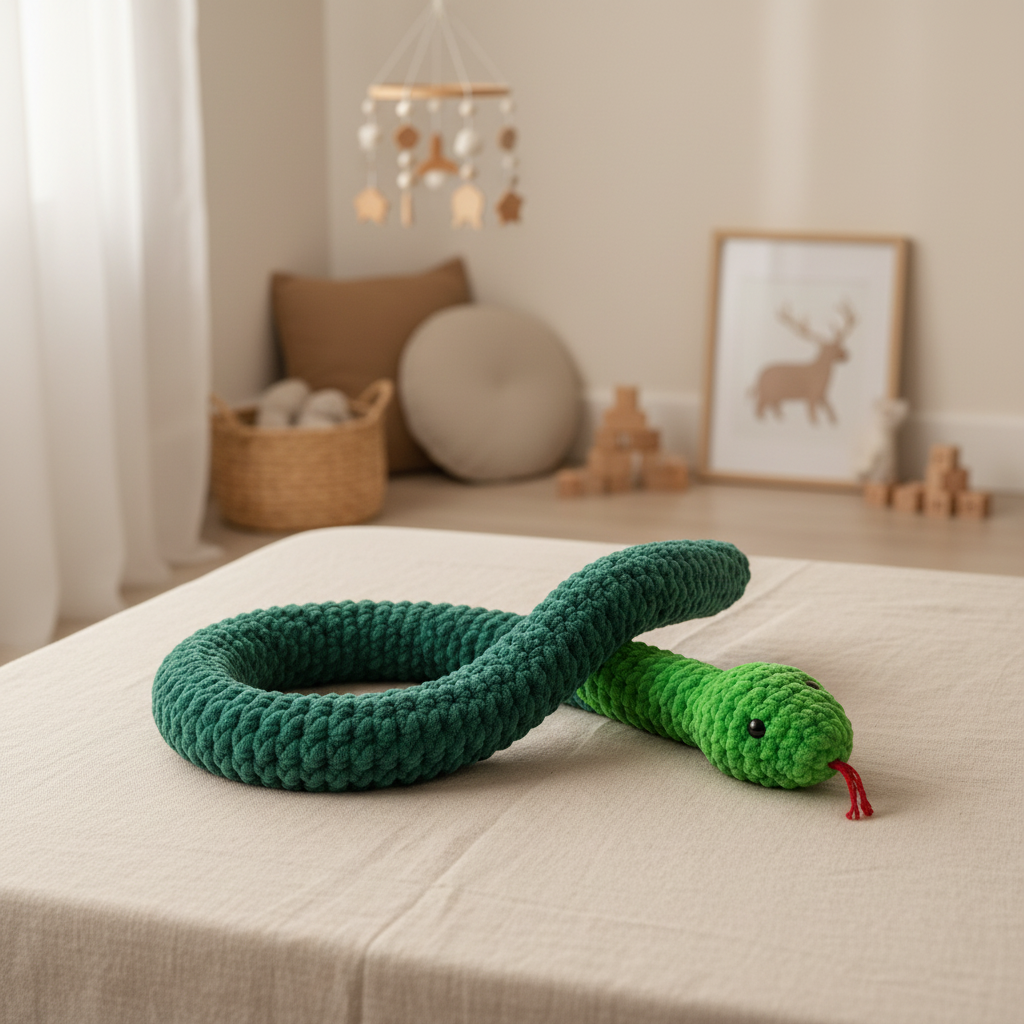 Cobra Amigurumi – Lifestyle Infantil
