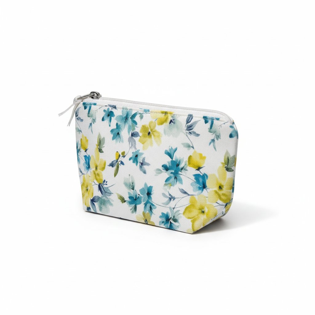 Bolsa JASMIM Floral Amarelo e Azul