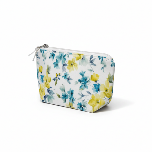 Bolsa JASMIM Floral Amarelo e Azul