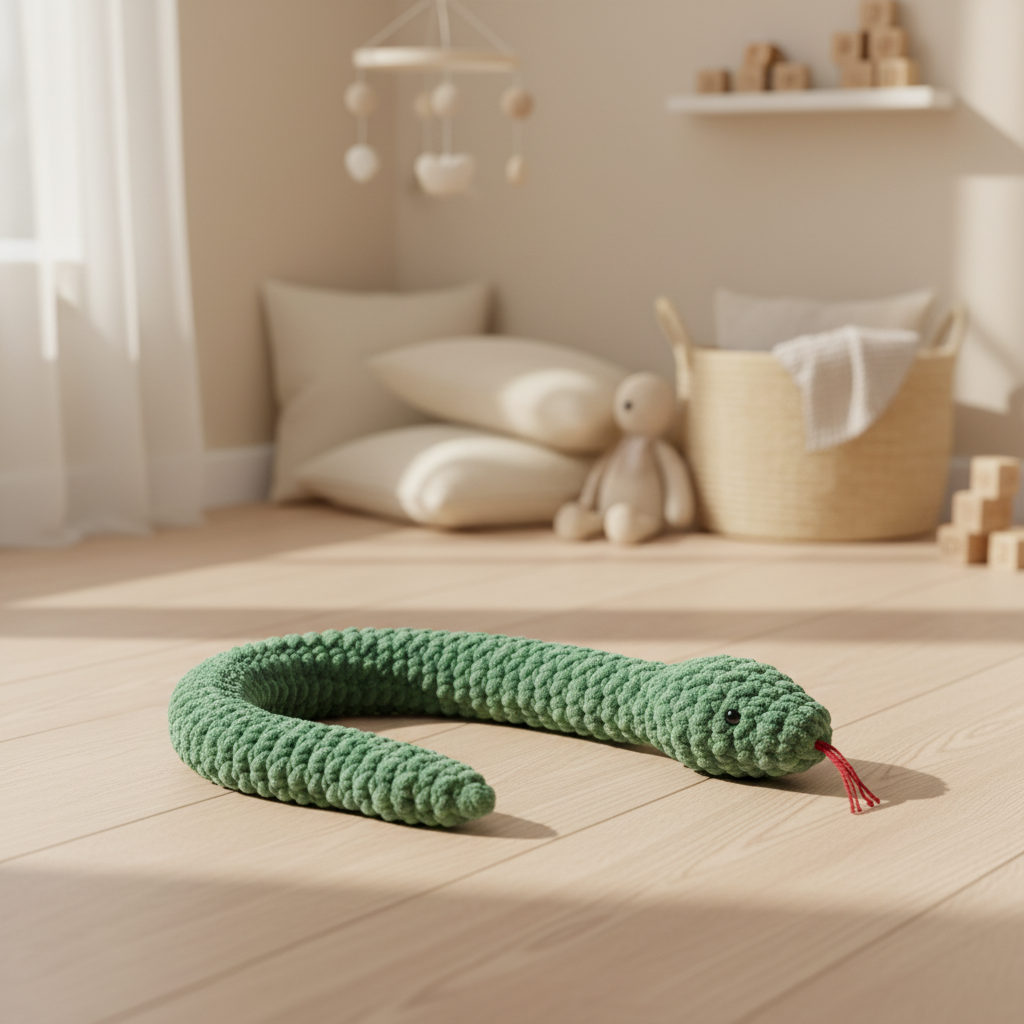 Lifestyle Amigurumi Cobra - Ambiente Infantil