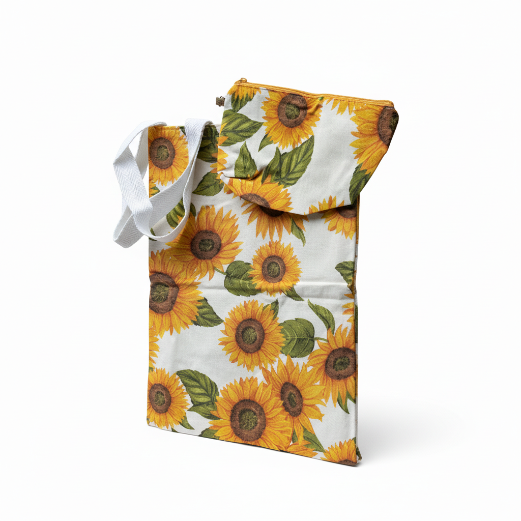 Tote-bag Girassois + bolsa