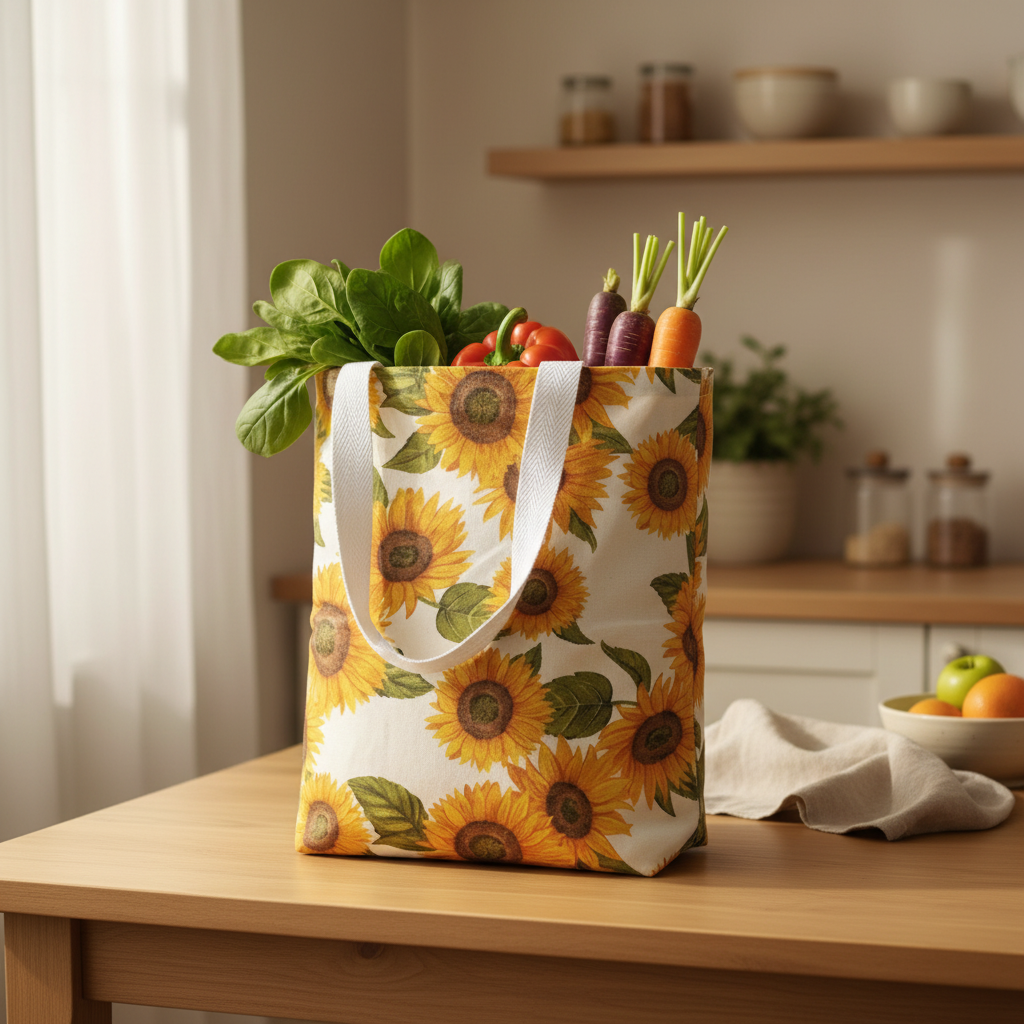Tote-bag Girassóis + bolsa