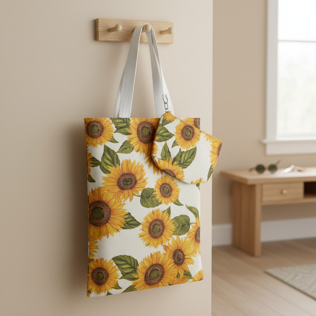Tote-bag Girassóis + bolsa
